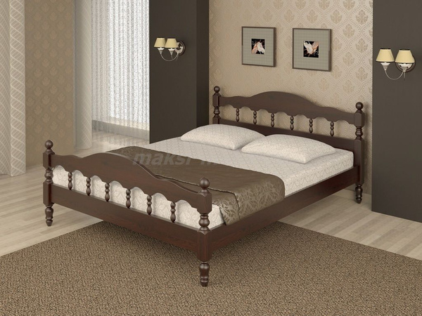 Двуспальная кровать,, 110х190 см купить на OZON по низкой цене (872847971)