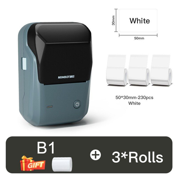 Портативный карманный принтер этикеток Niimbot B1 Bluetooth - купить с ...