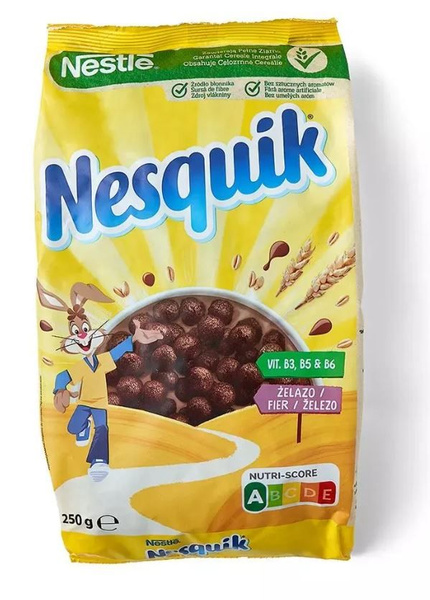 Сухой завтрак Nesquik Шоколадные шарики 250 гр. (пакет) купить на OZON ...