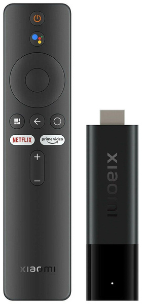 Медиаплеер Xiaomi ТВ-адаптер Mi TV Stick 4K HDR, черный, HDMI, черный ...