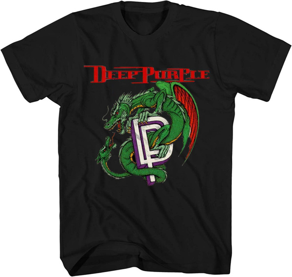 Футболка Deep Purple, размер 52, цвет черный каменный, 95% хлопка, 5% ...