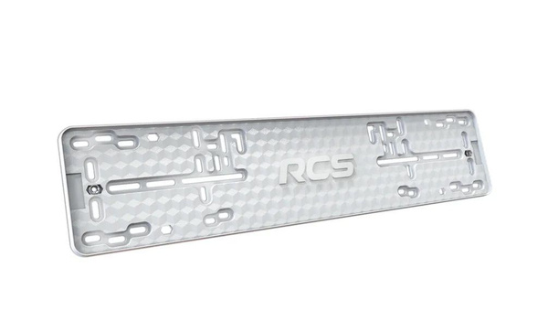Рамка номерного знака RCS Light белая - купить по выгодным ценам в ...