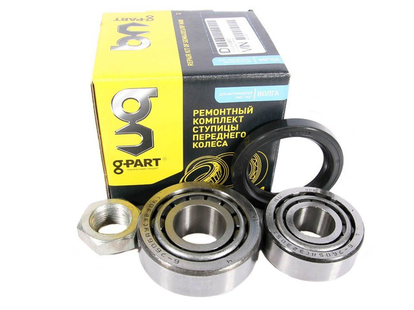 Подшипник ступицы передней ГАЗ-3102, 3110, 31105 (ремкомплект, 4 шт)/ G ...