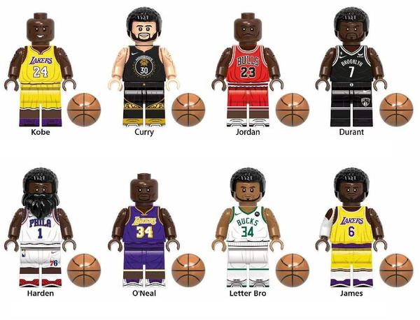 Набор минифигурок Баскетбол НБА / Basketball NBA Майкл Джордан, Шакил О ...
