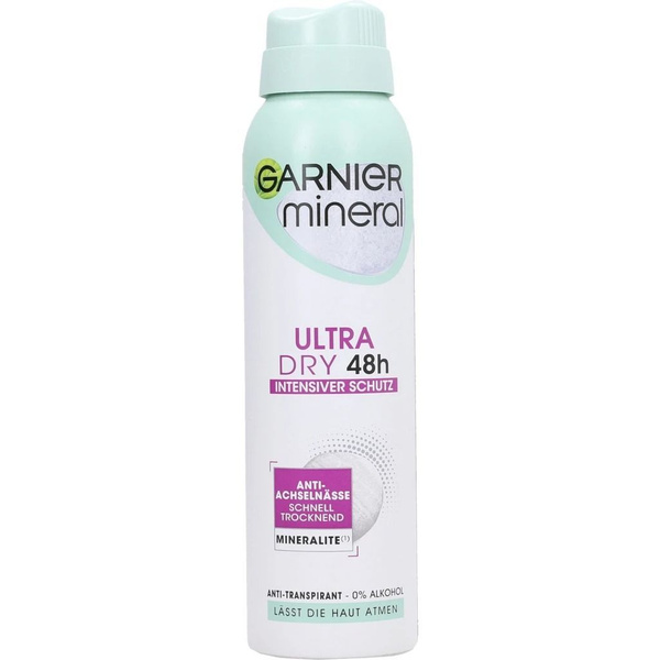 Дезодорант спрей GARNIER mineral 48H Ultra Dry Deodorant, 150 мл (Из ...