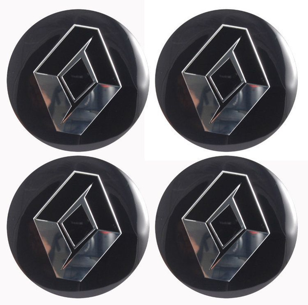 Наклейки на диски Рено 60 мм сфера 4 шт/ Стикеры на колпачки дисков ...