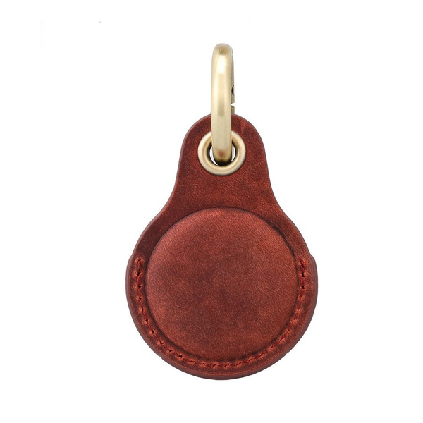 Подходит для Apple airtag защитный чехол crazy horse leather pet анти ...