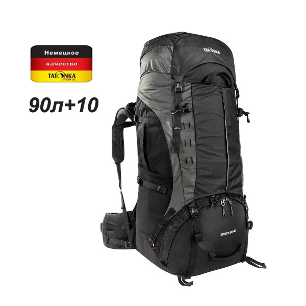 Рюкзак туристический Tatonka Bison 90+10 черный, 100 л - купить по ...