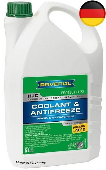 Антифриз RAVENOL HJC Protect FL22, Готовый раствор купить по выгодной ...