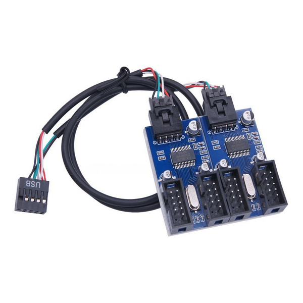Разветвитель USB для материнской платы 1 USB 2.0 9 pin (10pin) (F) на 4 ...