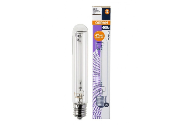 Ampoule Osram Vialox E40 NAV-T 400W - Super 4Y - 2000K Dimmable - Pour Éclairage Public/Industriel