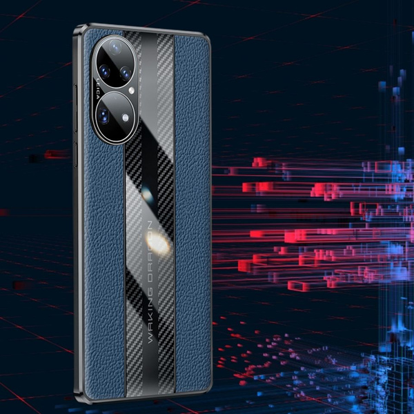 Чехол для Huawei P50 Pro (Хуавей P50 Про),Роскошный чехол из воловьей ...