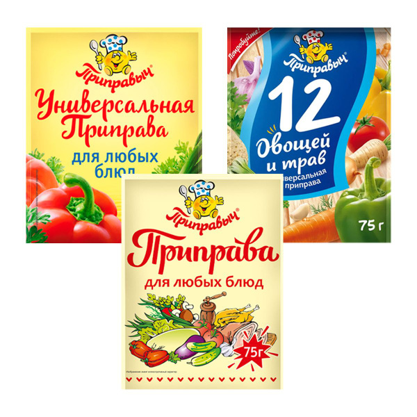 Смесь специй Приправыч Приправы Универсальные, 3 шт - купить с ...