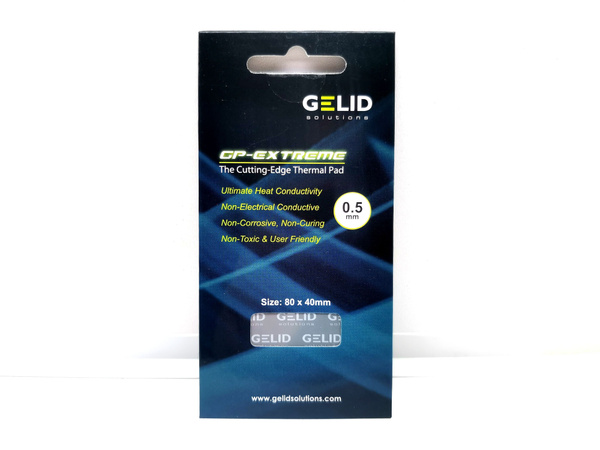 Gelid Solutions GP-Extreme 12W-Thermal Pad 120x120 Excellent Heat Conduction, Ideal Gap Filler. Easy Installation (120x120x1.0)