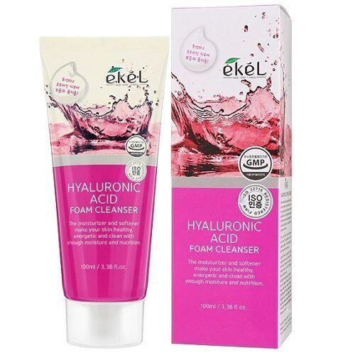 EKEL Foam Cleanser Hyaluronic Acid Пенка для умывания с гиалуроновой