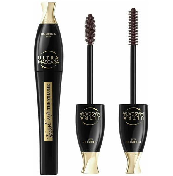 Тушь для ресниц Bourjois (Буржуа) Twist up Volume 2в1 02 Ultra Brown, 8 ...