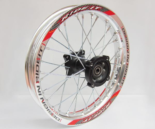 Обод алюминиевый задний 14"(колесо,диск) в сборе (1,85-R14 d-15mm) на ...