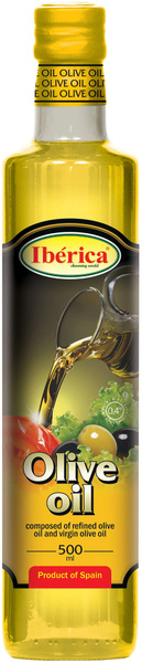Масло Iberica Оливковое Экстра Вирджин 100% 0.5л - купить с доставкой ...