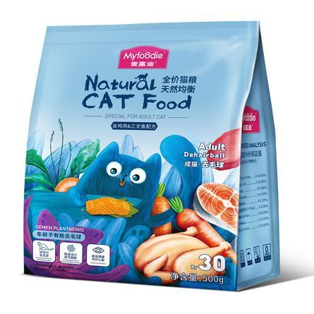 Myfoodie natural cat food gf hair balls сухой корм для кошек вывод ...