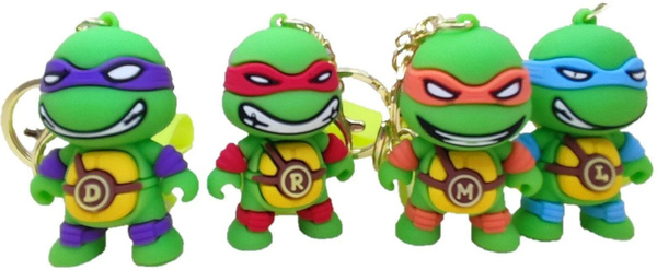 Набор брелков Черепашки ниндзя 4 шт 6 см - купить с доставкой по ...