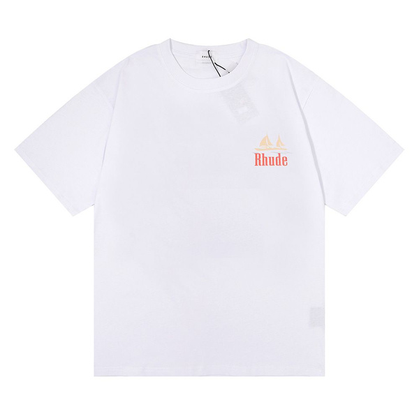 Футболка RHUDE, размер 54, цвет белый - купить по выгодной цене в ...