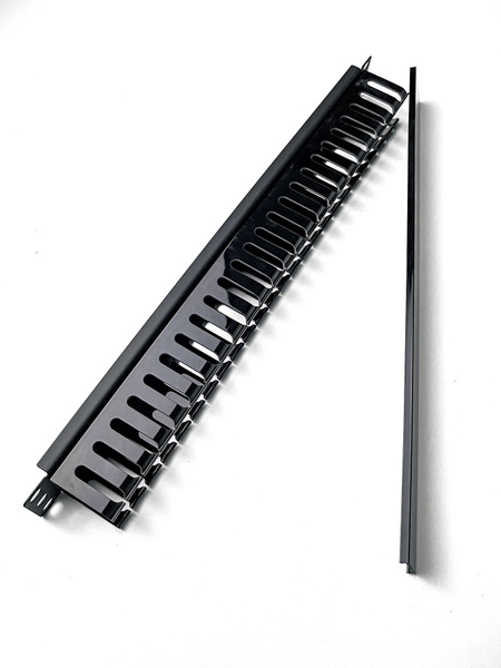 Кабельный организатор 19" 1U с крышкой, черный: 19box-KBС 19box-KBС ...