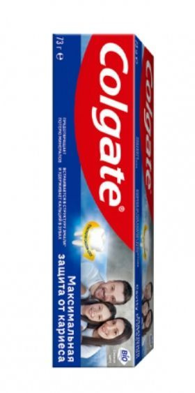 Colgate Зубная паста Защита от кариеса Свежая мята, 50 мл - купить с ...