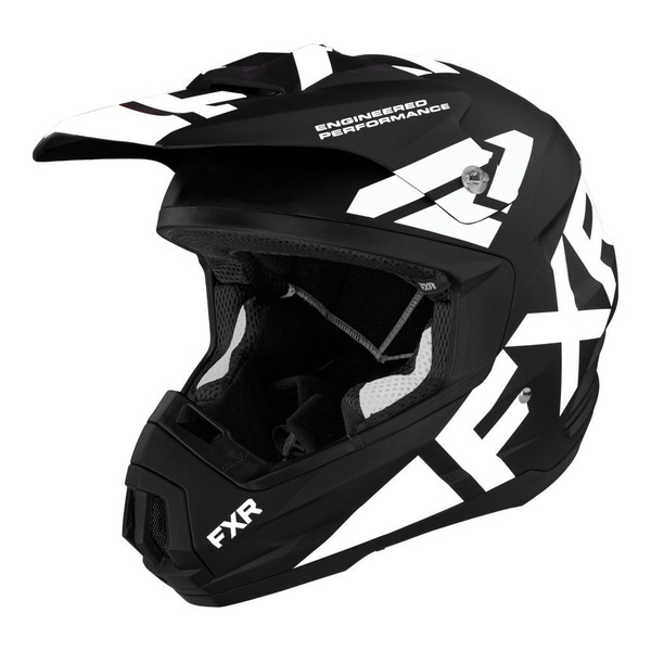 Шлем для снегохода FXR Torque Team белый, черный - купить с доставкой ...