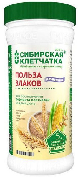 Клетчатка Сибирская клетчатка Польза злаков, 280г - купить с доставкой ...