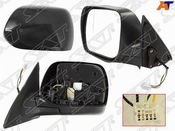 Зеркало левое для Субару Форестер SH 2007-2013, Subaru Forester SH ...