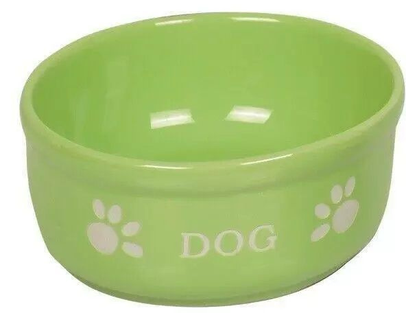 NOBBY миска салатовая с рисунком керамика DOG 0,46 л 15,5 см х 6,5 см ...