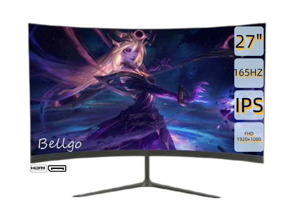 Монитор 165гц игровой изогнутый Full HD без рамки 27" - купить по ...