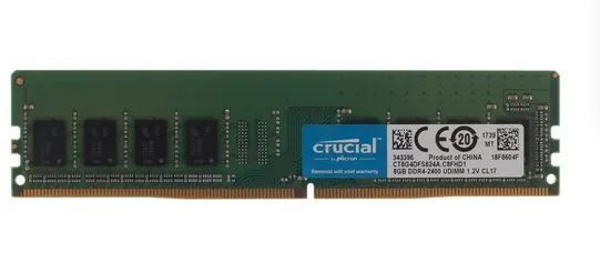 Модуль оперативной памяти Crucial 8 ГБ DDR4 PC19200 2400 MHz CL 17 ...