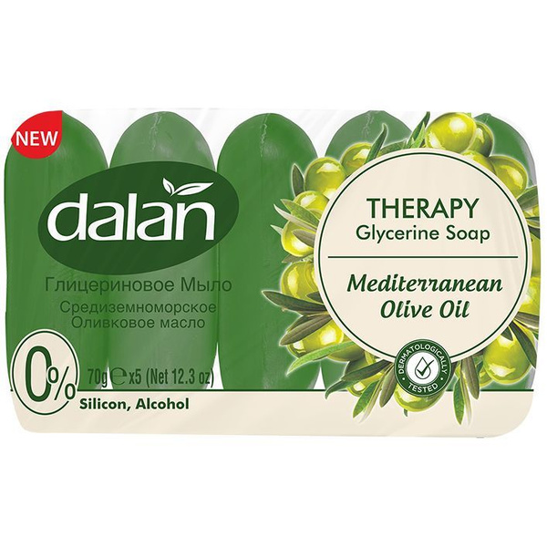Dalan Therapy Глицериновое мыло Средиземноморское Оливковое масло, 5 ...