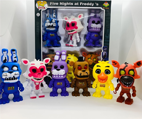 Аниматроники игрушки "фнаф" 6 фигурки (fnaf) / Набор фигурок ...