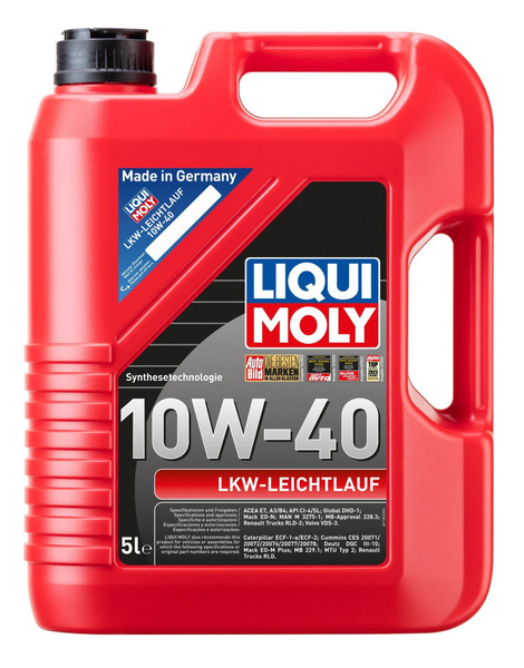 Масло моторное Liqui Moly 10W-40 Синтетическое - купить в интернет ...
