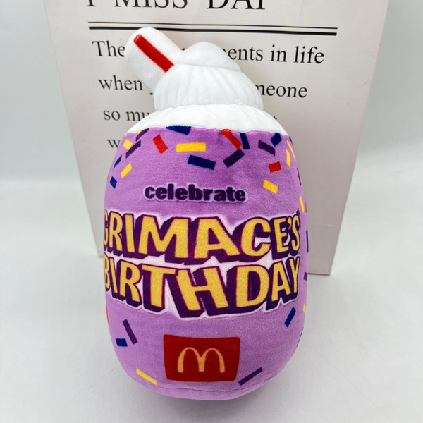Мягкая игрушка ,Гримас шейк в желтой шляпе ,GRIMACE Shake Yellow Hat,22 ...