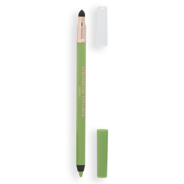 MAKEUP REVOLUTION Карандаш для глаз Streamline Eyeliner: оттенок Green ...