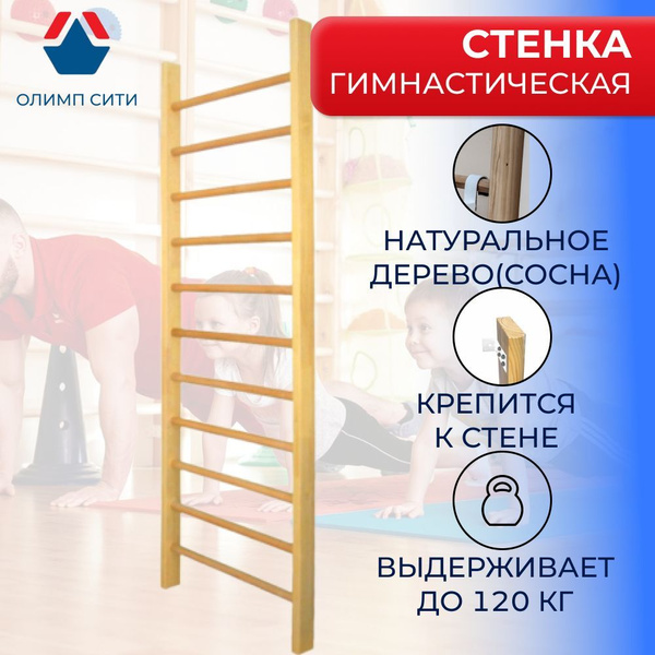 Стенка гимнастическая ЭКО ПБ 2,4-0,8 купить c доставкой на OZON по ...