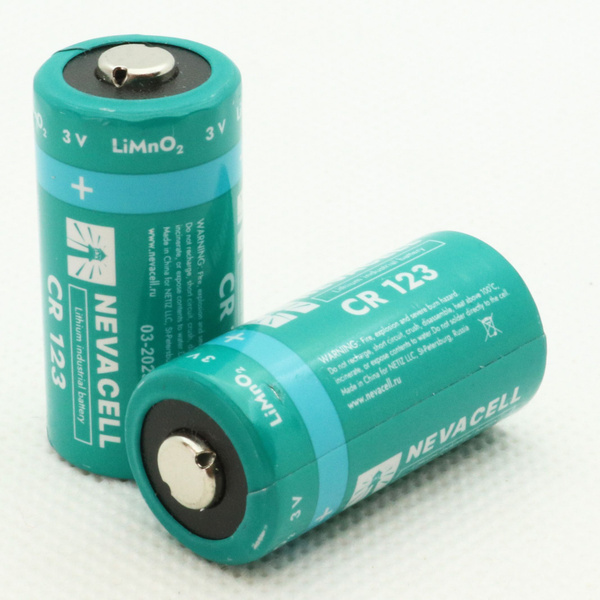 NevaCell Батарейка 16340 (Tenergy 30200, R123, CR123), Li-MnO2 тип, 3 В ...