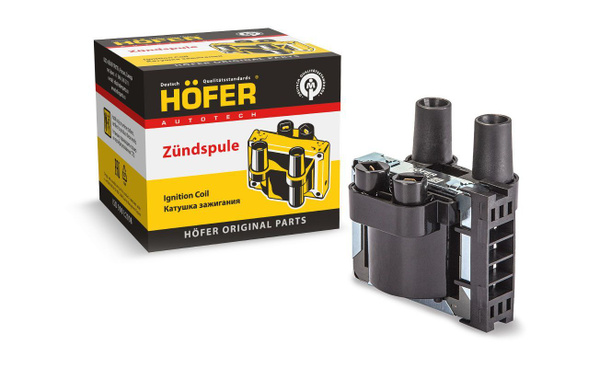 Катушка зажигания ГАЗ 3302, 3110 дв.406 ОЕМ 406.3705 HOFER арт. HF 750 ...