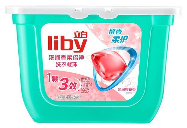 Капсулы для стирки Liby 3в1 Softene с кондиционером, 52 стирки - купить ...