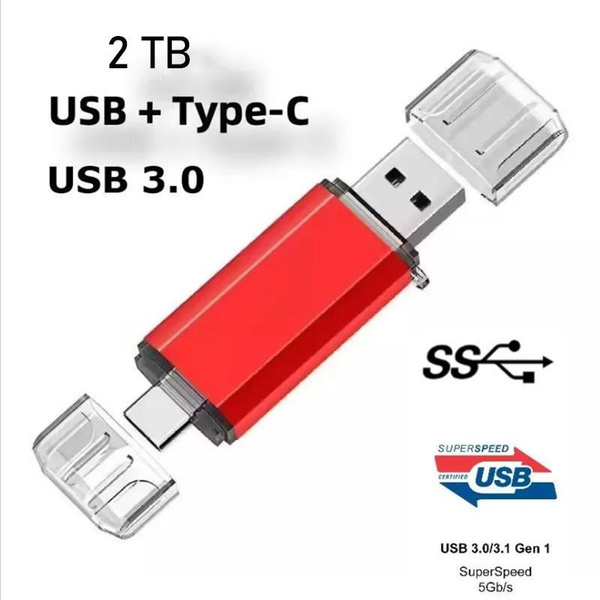 USB-флеш-накопитель флешка USB 3.0 - Type-C для телефона android и ...