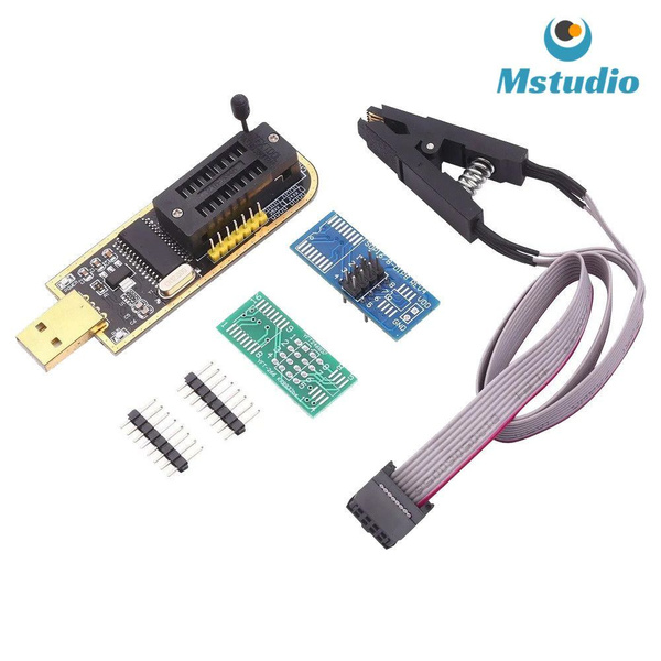 CH341A Программатор EEPROM BIOS c зажимом программирования SOIC8 SOP8 ...