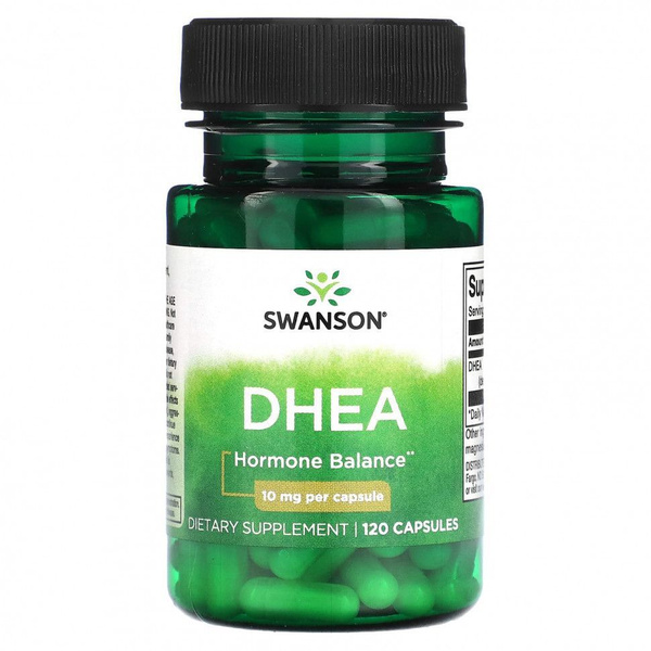 Swanson ДГЭА DHEA, Hormone Balance, 10 мг, 120 капсул - купить с ...
