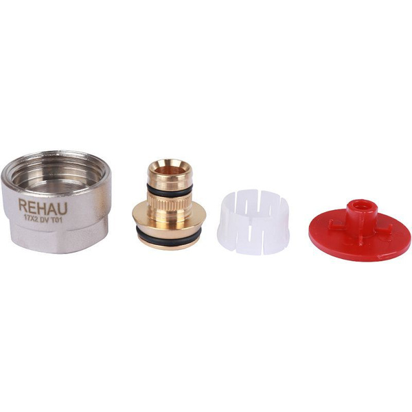 Соединитель коллекторный обжимной PEX 17(2.0)х3/4"ЕК Rehau Rautherm S ...