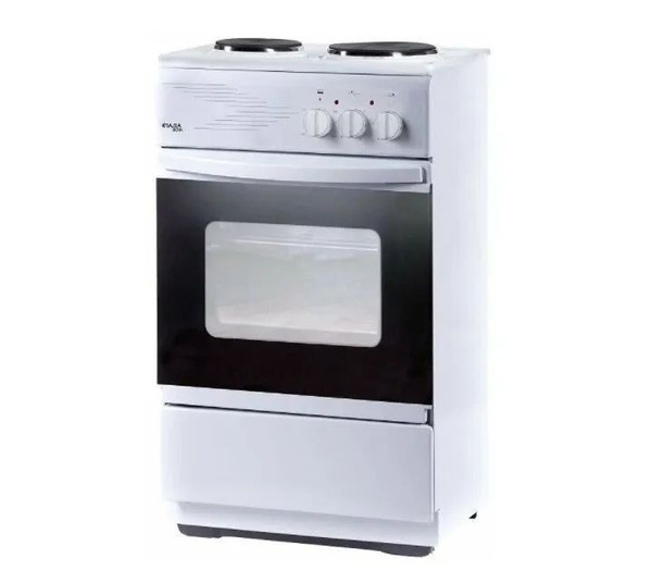 Плита электрическая с духовкой Лада Nova СE 3209 W, 2 конфорки ...