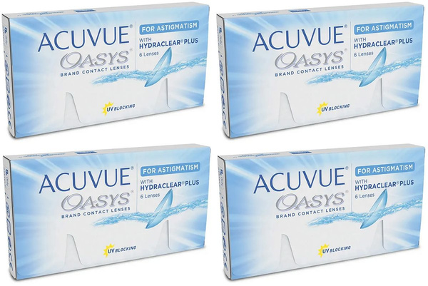 Acuvue Oasys for Astigmatism. Цилиндр(Cyl) -1.75. Ось(Ax) 160. Сфера(Sp ...