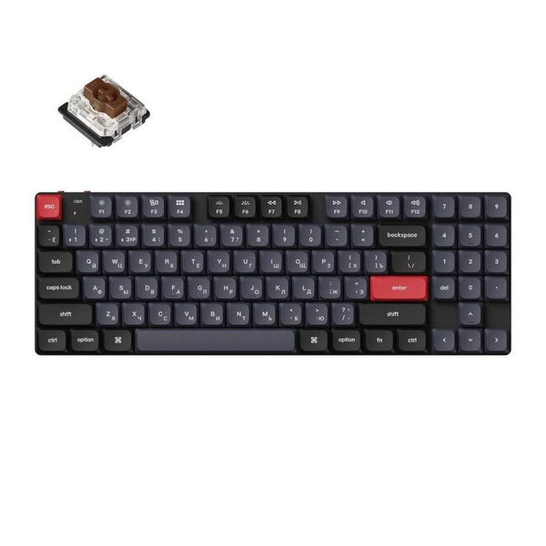 Характеристики Беспроводная механическая клавиатура QMK Keychron K13 ...