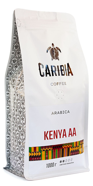 Кофе CARIBIA Arabica Kenia зерно, 1 кг - купить с доставкой по выгодным ...